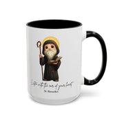 Cute Saint Benedict Mug  Catholic Gift  Faith-Inspired Coffee Cup