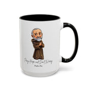 Cute Saint Padre Pio Mug  Catholic Gift  Faith-Inspired Coffee Cup