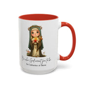 Cute Saint Catherine of Siena Mug  Catholic Gift  Faith-Inspired Coffee Cup