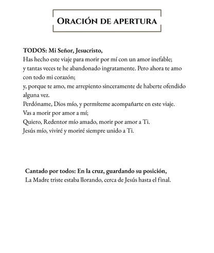 Stations of the Cross Spanish - WHOLESALE