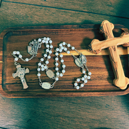 Armor of God Purity Rosary + Scriptural Rosary Purity Book