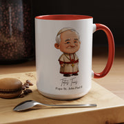 Cute Saint John Paul II Mug  Catholic Gift  Faith-Inspired Coffee Cup
