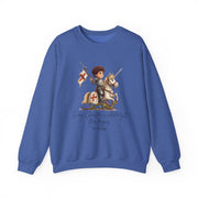 Saint George Adult Sweatshirt, Catholic Gift, Faith Apparel in 13 Colors