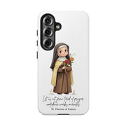 Samsung  St. Therese of Lisieux Tough Phone Case with Inspirational Quote