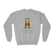 Classic Cute Saint Catherine of Siena Kids Sweatshirt  Catholic Gift  Faith Apparel in 4 Colors
