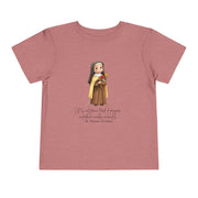 Saint Thérèse Toddler Shirt, Catholic Tee for Kids, Faith-Based Gift