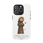 Saint Francis Phone Case, Tough Magnetic Case, Spiritual Gift, Artful Protection, Nature Lover Accessory, Unique Smartphone Cover