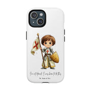 St Joan of Arc Phone Case, Tough Magnetic Case, Inspirational Quote