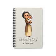 Saint Gianna Molla Journal, Catholic Notebook, Faith-Inspired Writing Gift