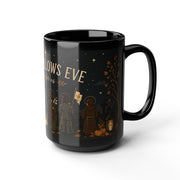 All Hallows Eve Mug  Black ceramic coffee cup All Saints Day Drink