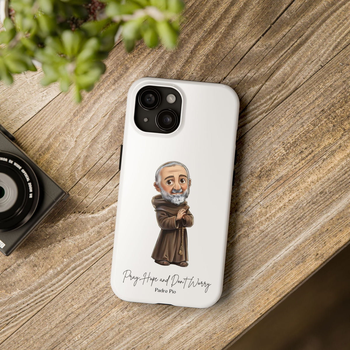 Samsung Padre Pio Tough Phone Case with Inspirational Quote