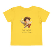 St Michael the Archangel Toddler T-Shirt, Catholic Kids Tee, Courage & Faith Shirt, Christian Gift