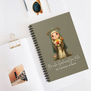 Saint Catherine of Siena Journal, Catholic Notebook, Faith-Inspired Writing Gift