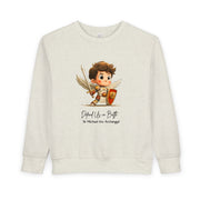 St Michael the Archangel Toddler Sweatshirt, Catholic Kids Apparel