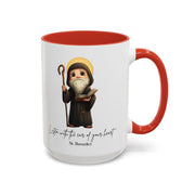Cute Saint Benedict Mug  Catholic Gift  Faith-Inspired Coffee Cup