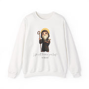 Saint Benedict Adult Sweatshirt, Catholic Gift, Faith Apparel in 13 Colors