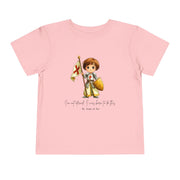 Saint Joan of Arc Toddler T-Shirt, Catholic Kids Tee, Courage & Faith Shirt