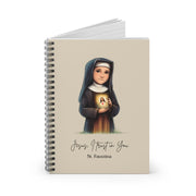 Saint Faustina Journal, Catholic Notebook, Faith-Inspired Writing Gift