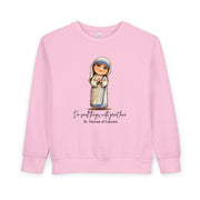 Mother Teresa Toddler Sweatshirt, Catholic Kids Apparel