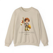 Soft Cute Saint Joan of Arc Adult Sweatshirt Catholic Gift  Faith Apparel in 13 Colors