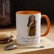 Cute Saint Therese of Lisieux Mug  Catholic Gift  Faith-Inspired Coffee Cup
