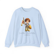 Soft Cute Saint Joan of Arc Adult Sweatshirt Catholic Gift  Faith Apparel in 13 Colors
