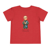 Saint Maximilian Kolbe Toddler Shirt, Catholic Tee for Kids, Faith-Based Gift