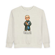 Saint Maximilian Kolbe Toddler Sweatshirt, Catholic Apparel for Kids