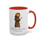 Saint Francis of Assisi Mug, Catholic Gift, Faith-Inspired Coffee Cup