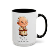 Cute Saint John Paul II Mug  Catholic Gift  Faith-Inspired Coffee Cup