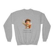 Saint Michael the Archangel Kids Sweatshirt, Catholic Gift, Faith Apparel in 4 Colors