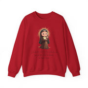 Saint Clare of Assisi Sweatshirt  Catholic Gift  Faith-Inspired Apparel in 13 Colors