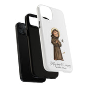 Saint Francis Phone Case, Tough Magnetic Case, Spiritual Gift, Artful Protection, Nature Lover Accessory, Unique Smartphone Cover
