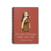 Saint Thérèse of Lisieux Journal, Catholic Notebook, Faith-Inspired Writing Gift