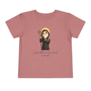 Saint Benedict  Toddler Shirt, Catholic Tee for Kids, Faith-Based Gift