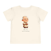 Saint John Paul II Toddler Shirt, Catholic Tee for Kids, Faith-Based Gift