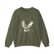 Veni Sancte Spiritus Holy Spirit Dove Sweatshirt | Religious Christian Design