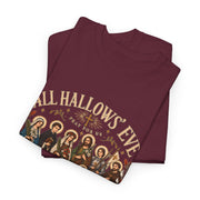 All Saints Day Tee Vintage Gothic Halloween Shirt All Hallows Eve Gift for Her Apparel