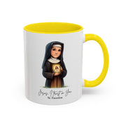 Cute Saint Faustina Mug  Catholic Gift  Faith-Inspired Coffee Cup