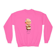 Saint John Paul II Kids Sweatshirt, Catholic Gift, Faith Apparel in 4 Colors