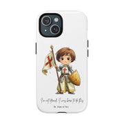 St Joan of Arc Phone Case, Tough Magnetic Case, Inspirational Quote