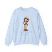 St. Teresa of Calcutta Adult Sweatshirt, Catholic Gift, Faith Apparel in 13 Colors