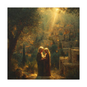 The Visitation Canvas Print, Catholic Wall Art, Elizabeth & Mary
