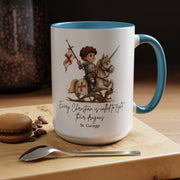 St. George Dragon Knight Mug, Catholic Accent Coffee Mug, 11 oz & 15 oz