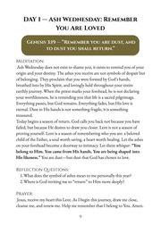 Return to Me: Lenten Prayer Guide