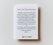 Act of Contrition - Holy Card original image 2