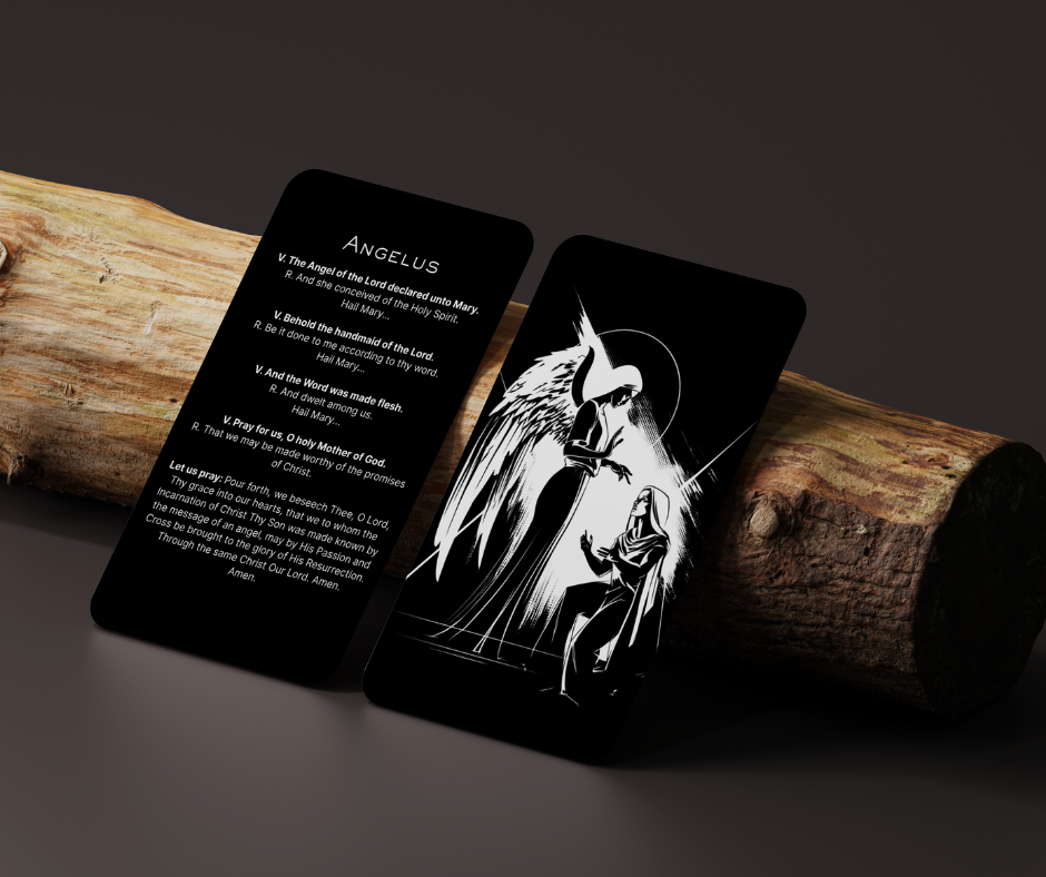 Angelus Holy Card - PREMIUM METAL