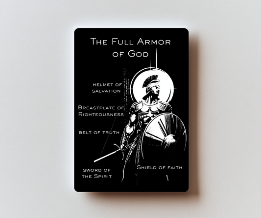 Full Armor of God Holy Card - PREMIUM METAL