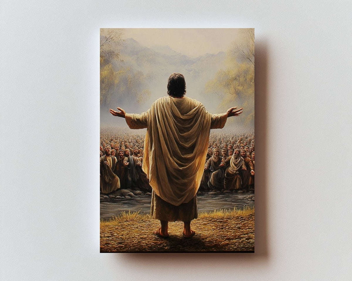 Beatitudes- Holy Card original image 1