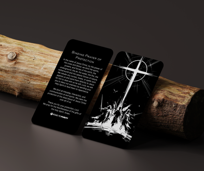 Binding Prayer of Protection Holy Card  - PREMIUM METAL